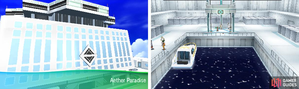A high-tech facility floating south from the islands of Alola.