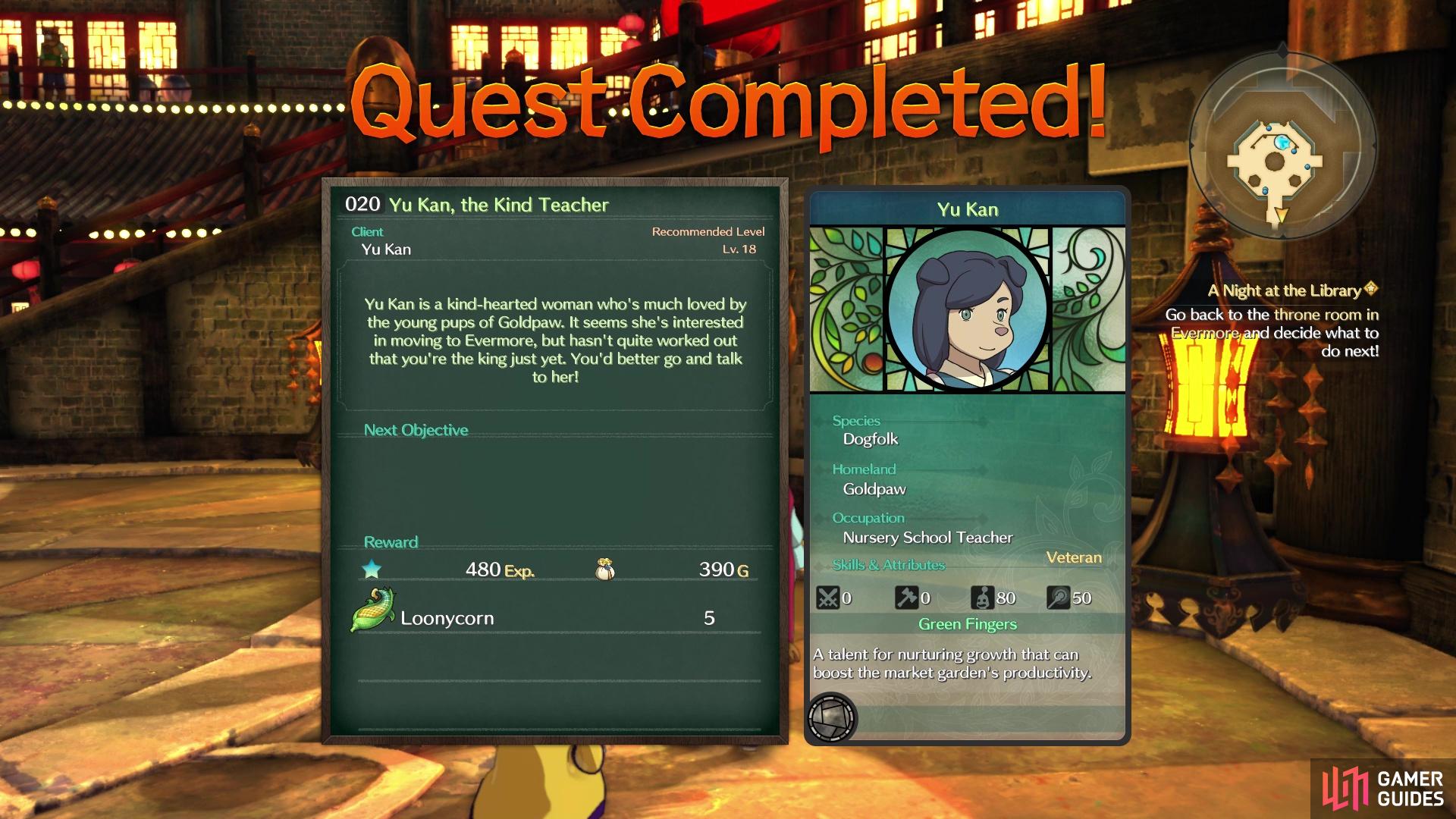 Sidequest 020 gives you the Loonycorn needed to finish Alice's quest