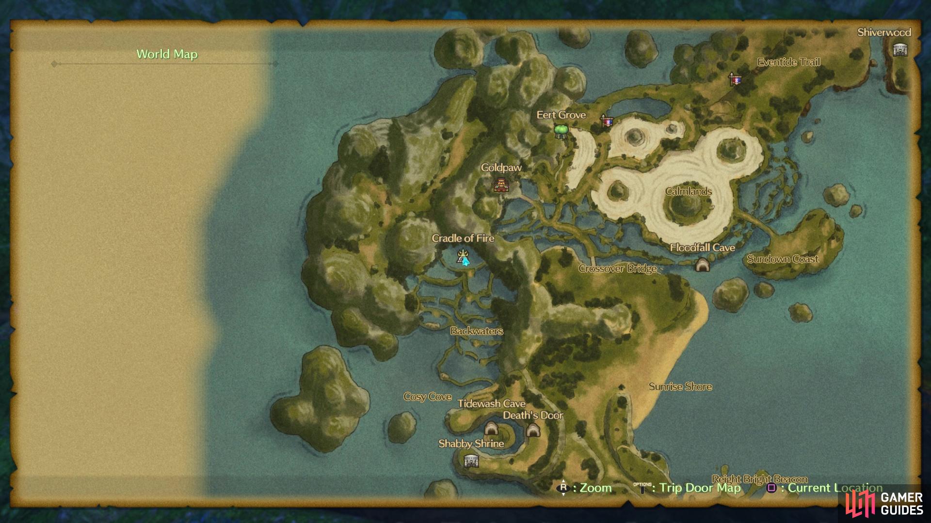 The location of the Cradle of Fire for Longfang