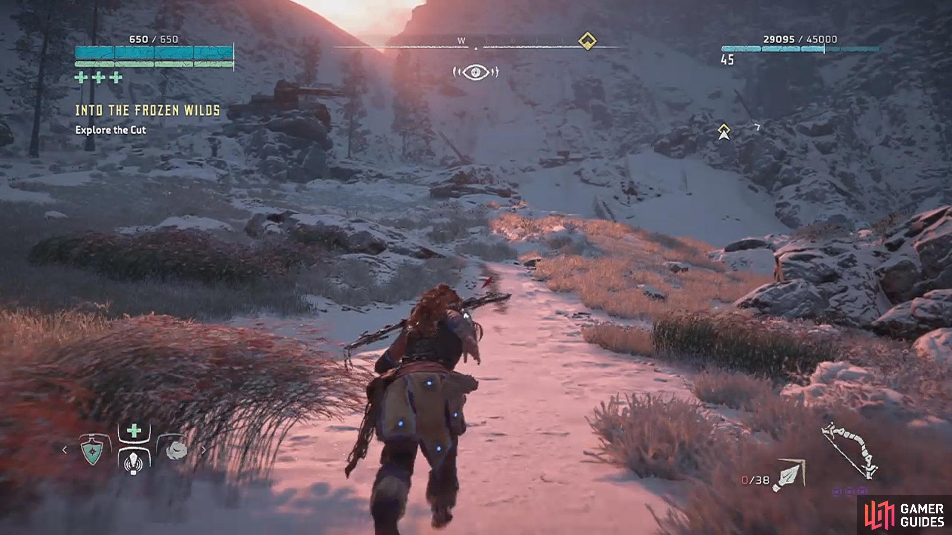 Horizon Zero Dawn: How to Play The Frozen Wilds DLC