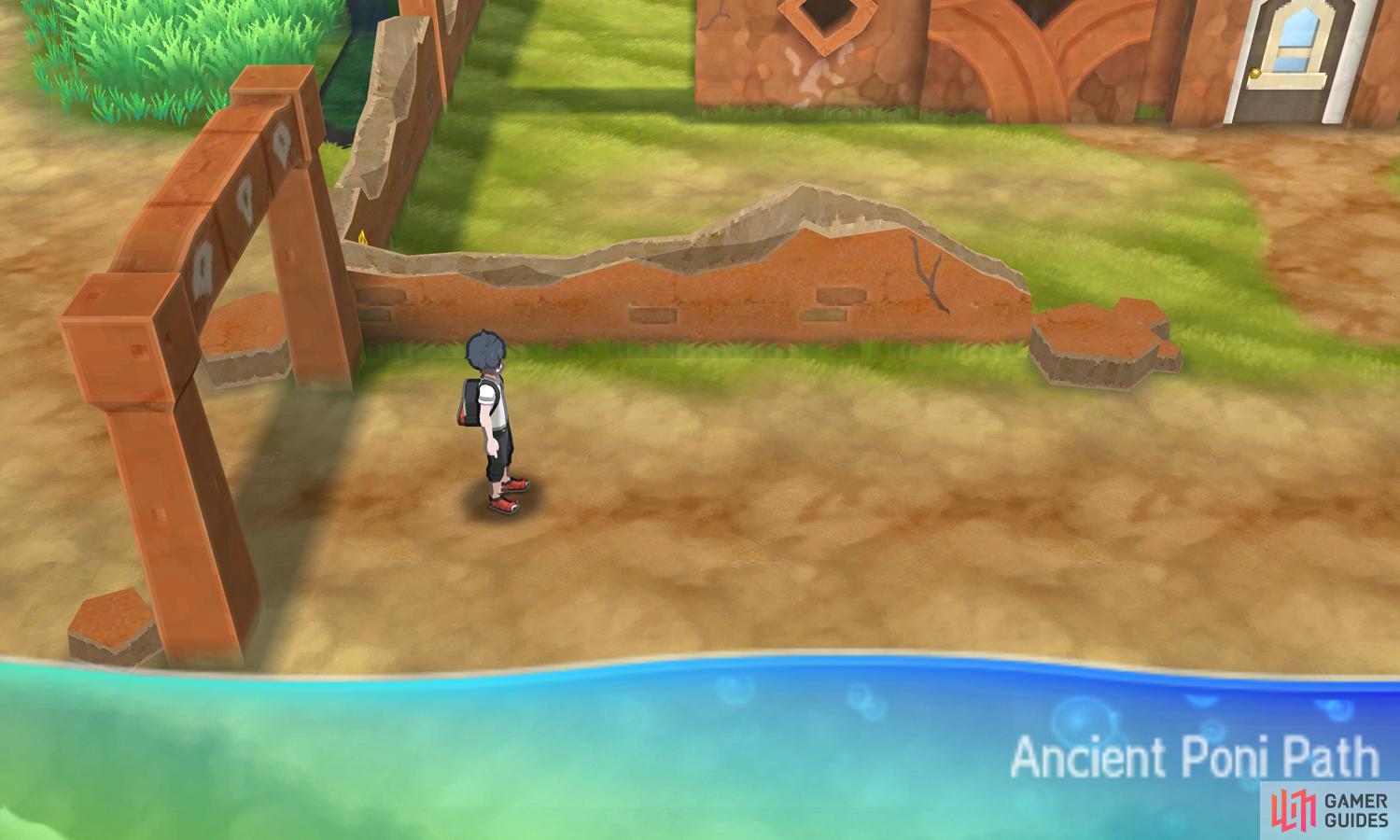 The paths to the Legendary altar, the tapu's ruins and the Battle Tree all begin here.