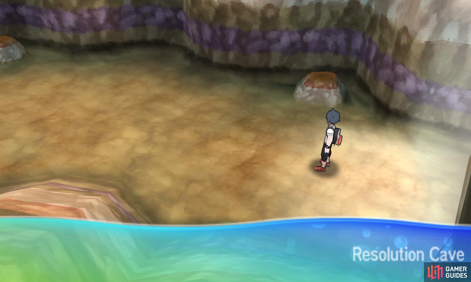 The slithery Zygarde lurks deep within this cave.
