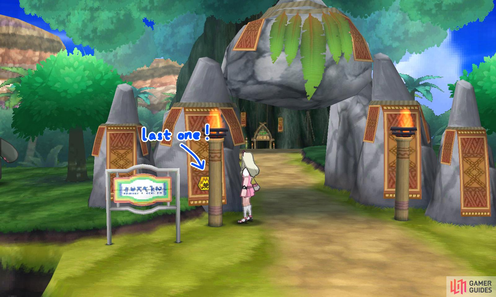 100: To the left of the Battle Tree entrance.