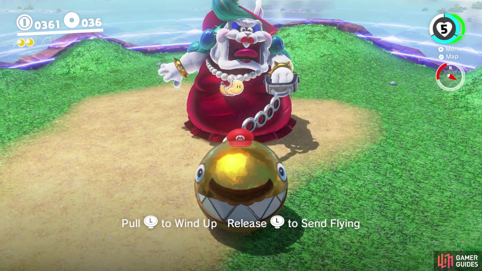 Super Mario Odyssey Captured Goomba, Cappy, Mario & Cappy, Chain