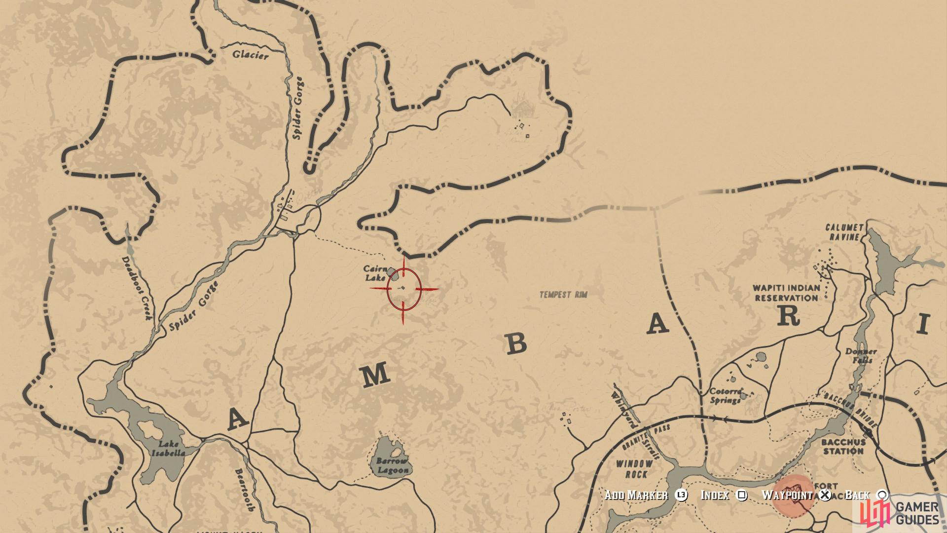 Red Dead Redemption 2 The Elemental Trail Treasure Map locations