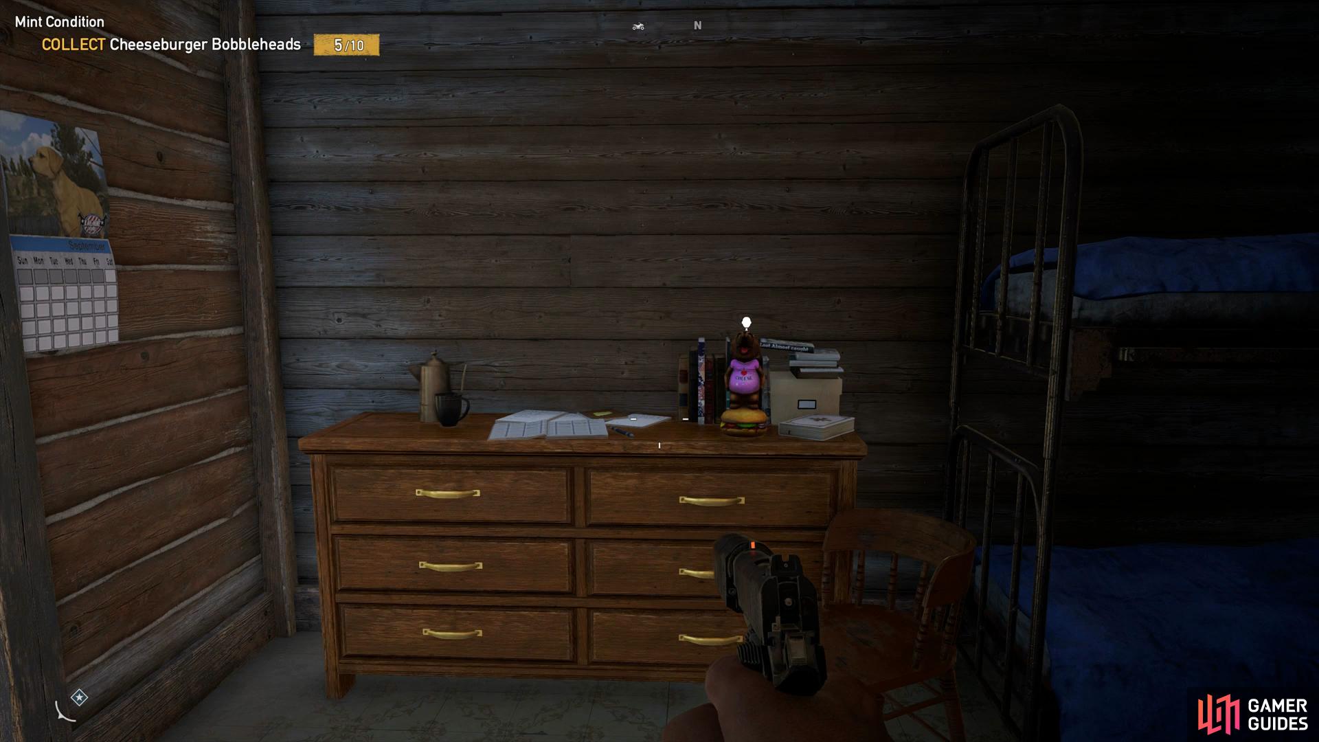 once you clear the Outpost, youll find the Bobblehead in the back room.