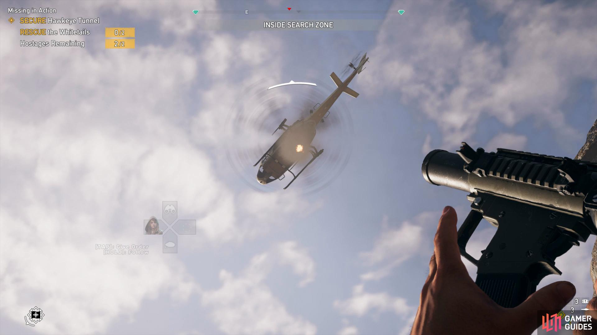 destroy the helicopter as quickly as possible.