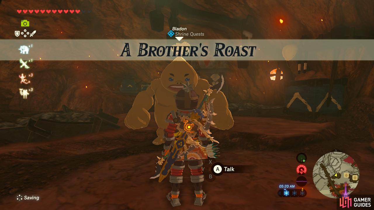 This Shrine Quest is fairly simple