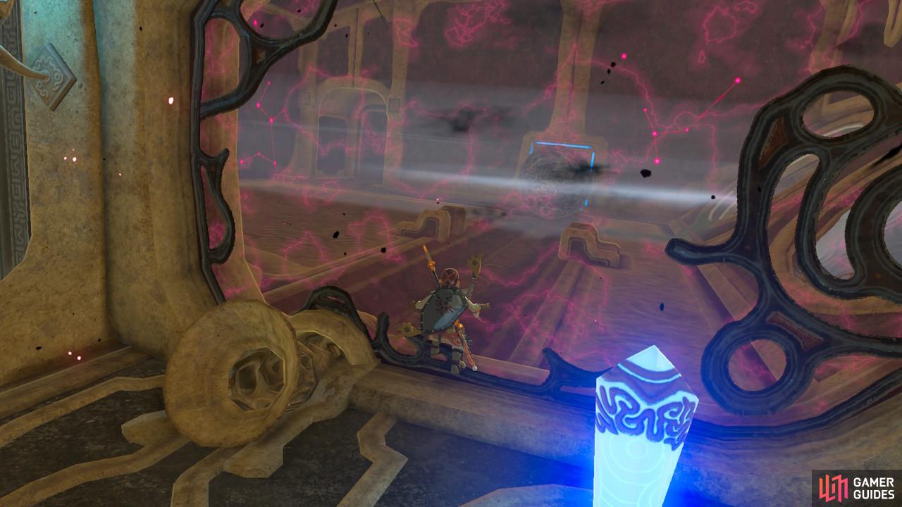 The ball will then roll into the switch