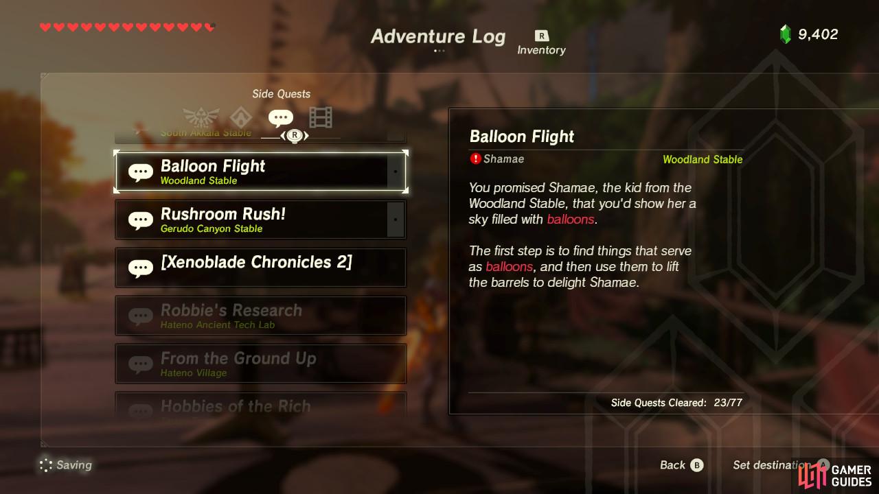 So go out and farm some Octoroks first if you need to