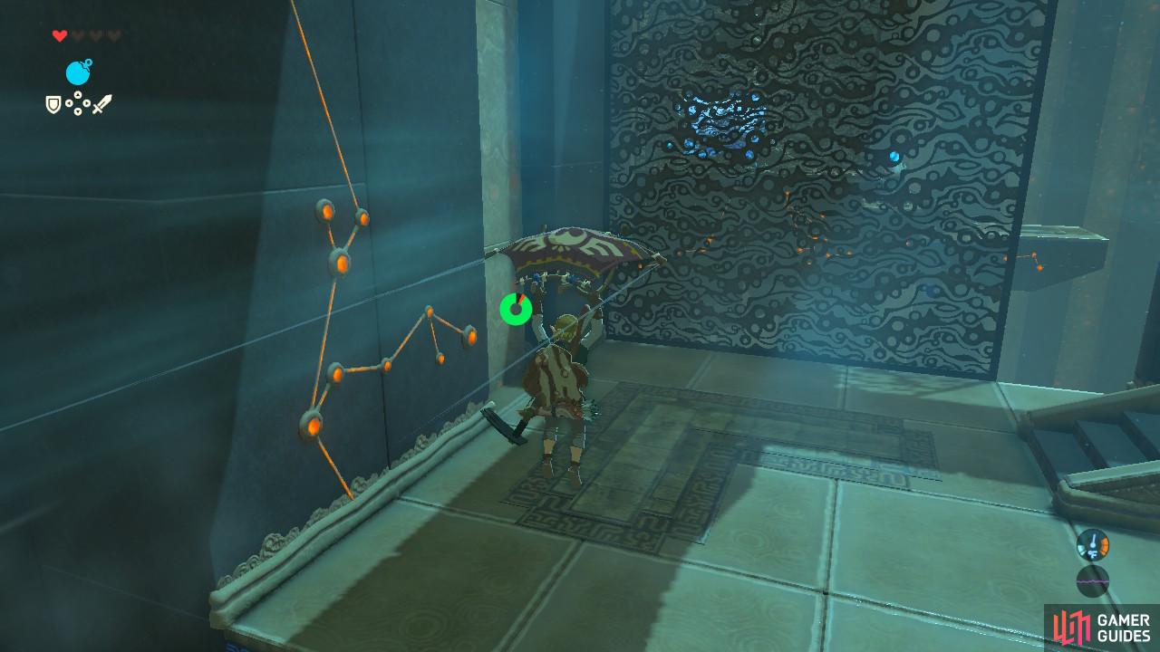 You can drop out of the windstream by putting your Paraglider away or let the metal wall stop you