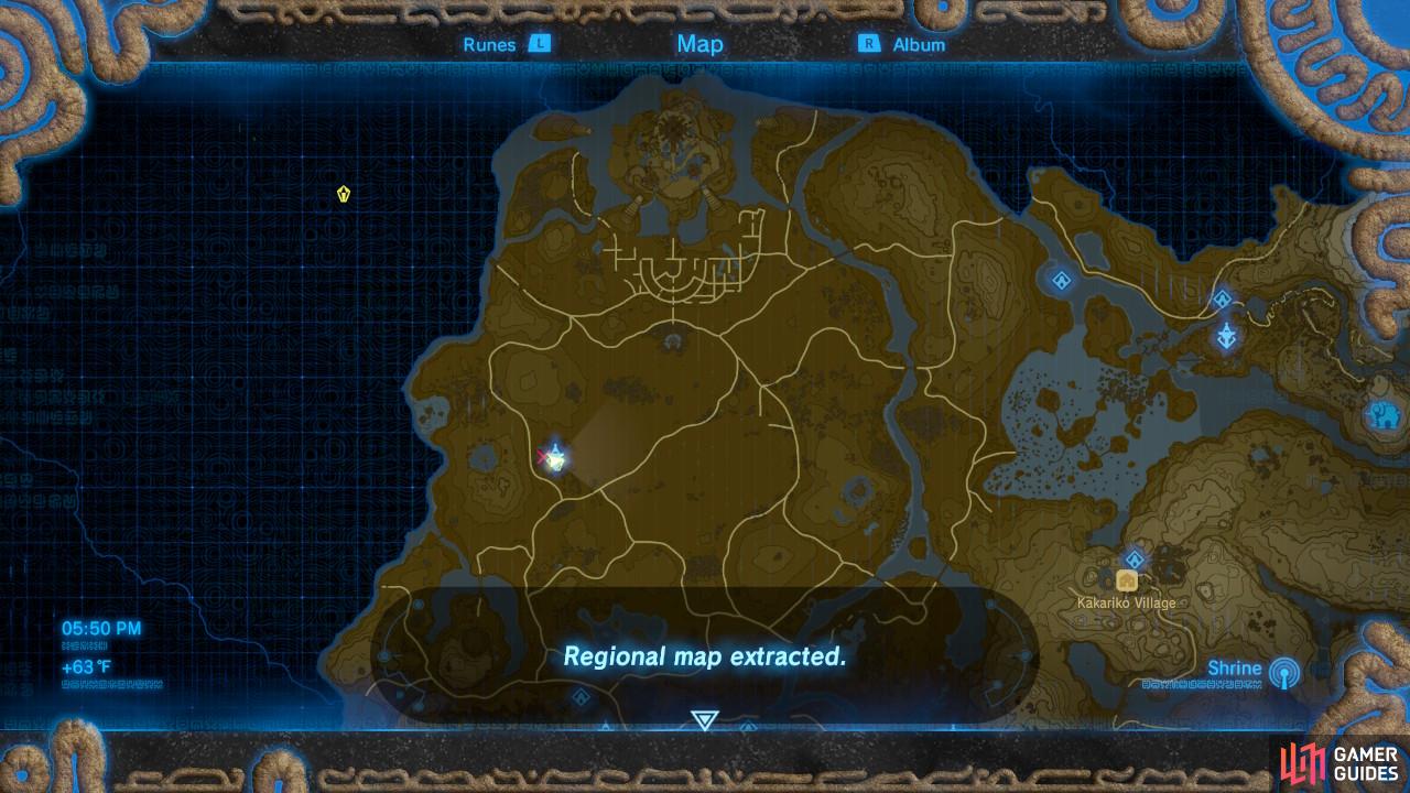 This is an important Tower though, because it will give you information on Hyrule Castle