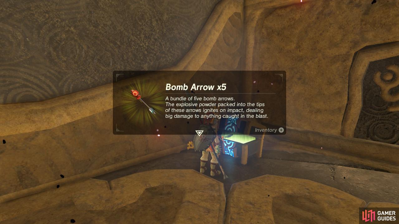 Save these Bomb Arrows for the end of the dungeon