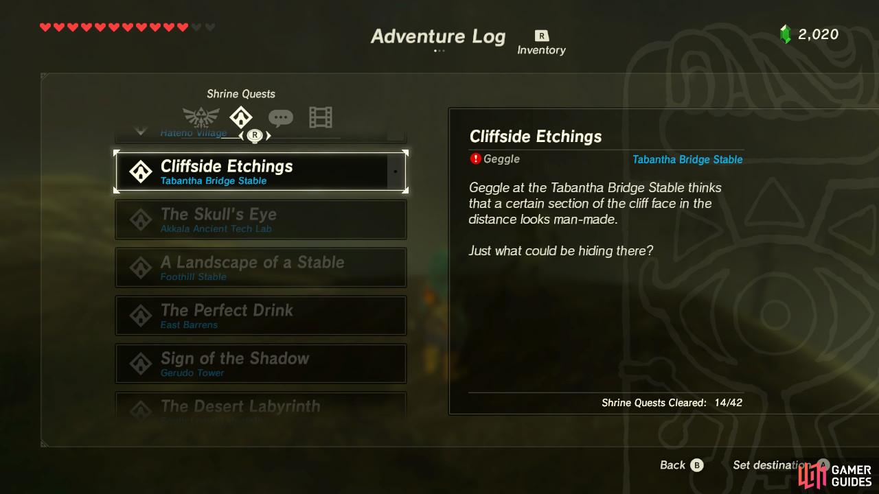 It will involve a pedestal and a puzzle. Make sure you have Shock Arrows