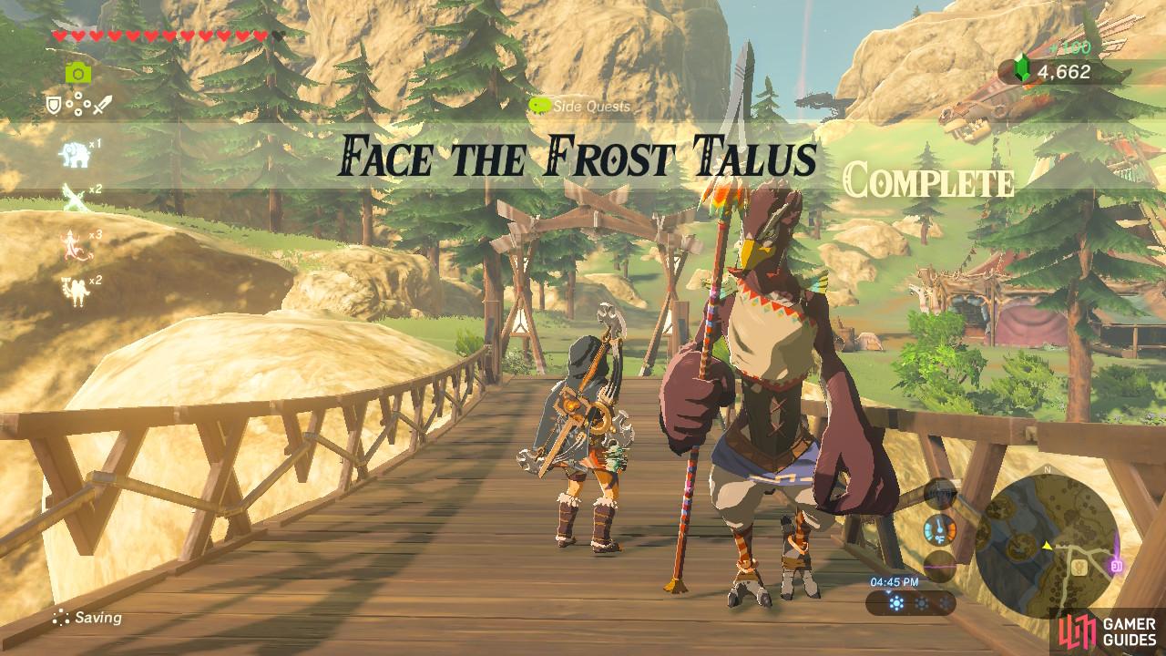 That wraps up this sidequest!