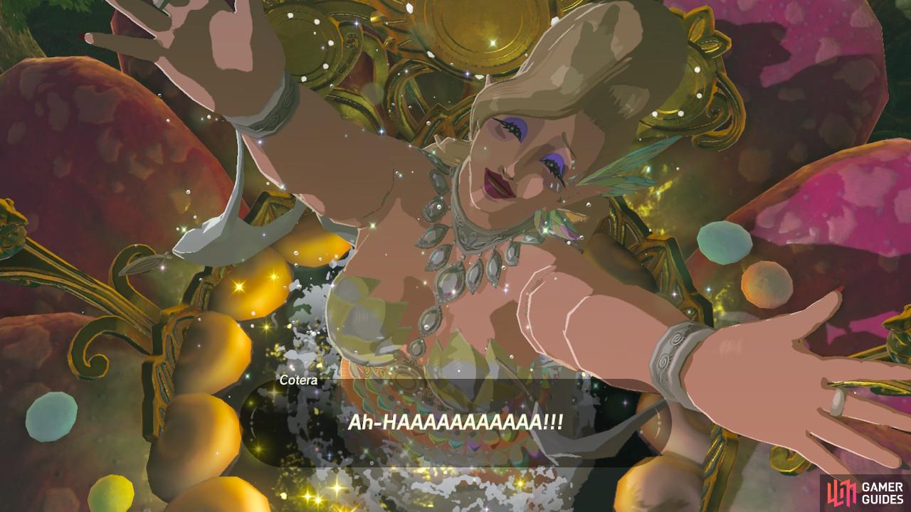 It's quite the dramatic entrance