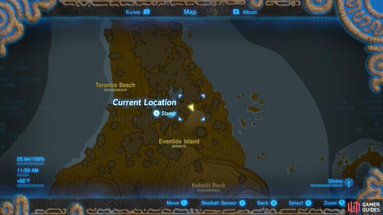 Head to this location to grab your first orb