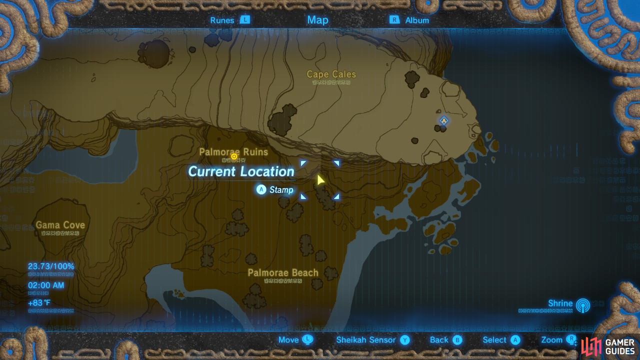 Here is the location on the map