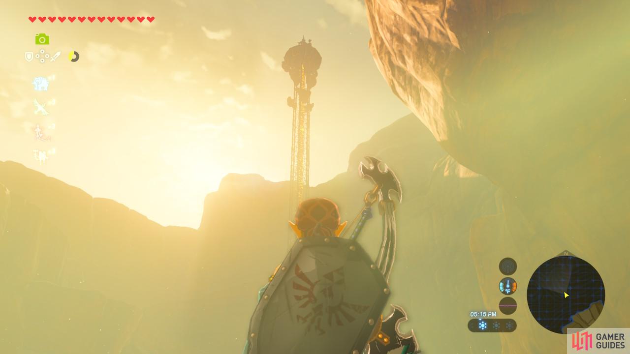 You can see the Tower in the distance