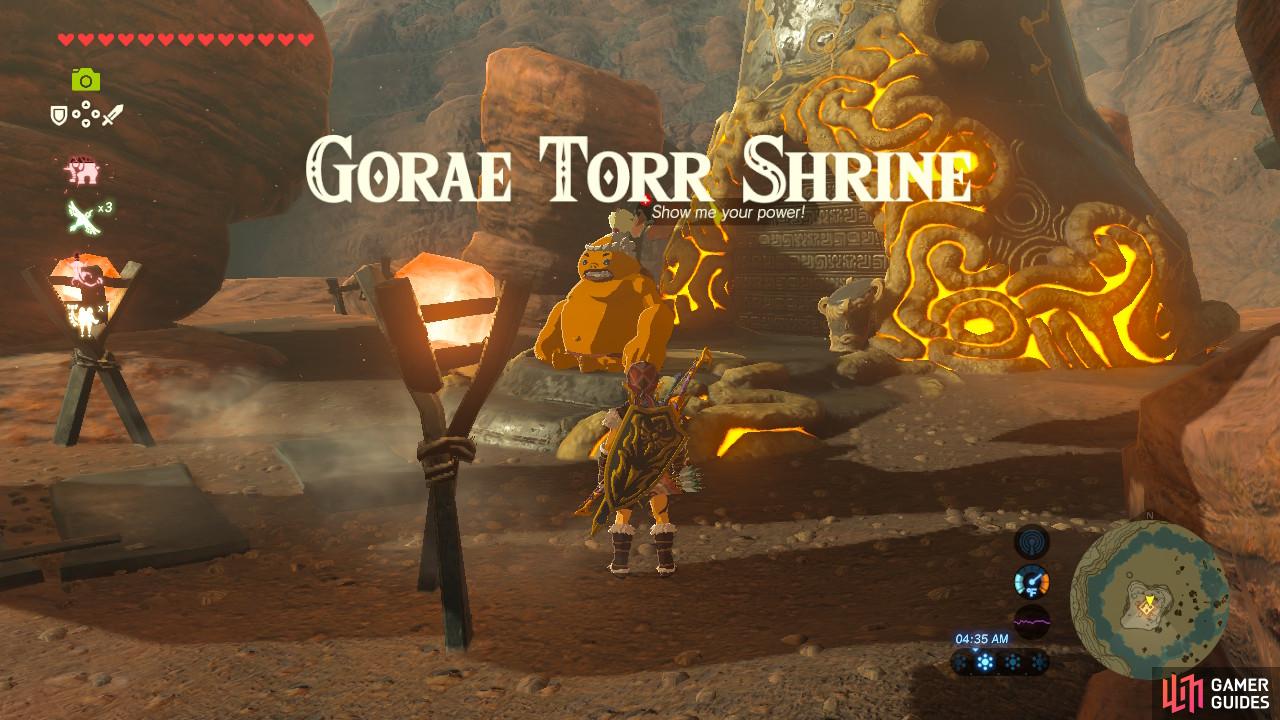 When you first get to this Shrine you won't be able to activate it yet