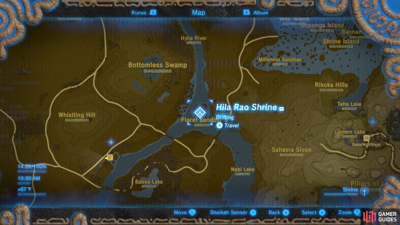 Here is the location of Hila Rao Shrine.