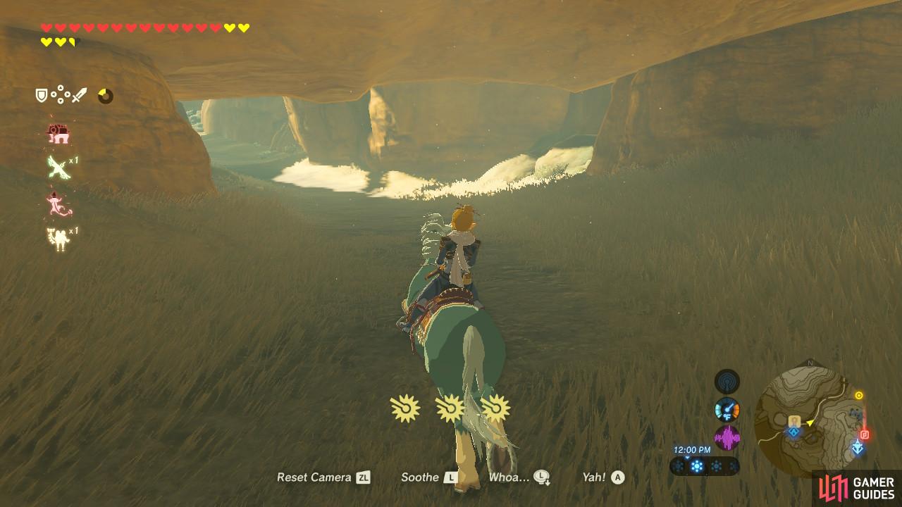 We chose to ride a horse from the Gerudo Canyon Stable