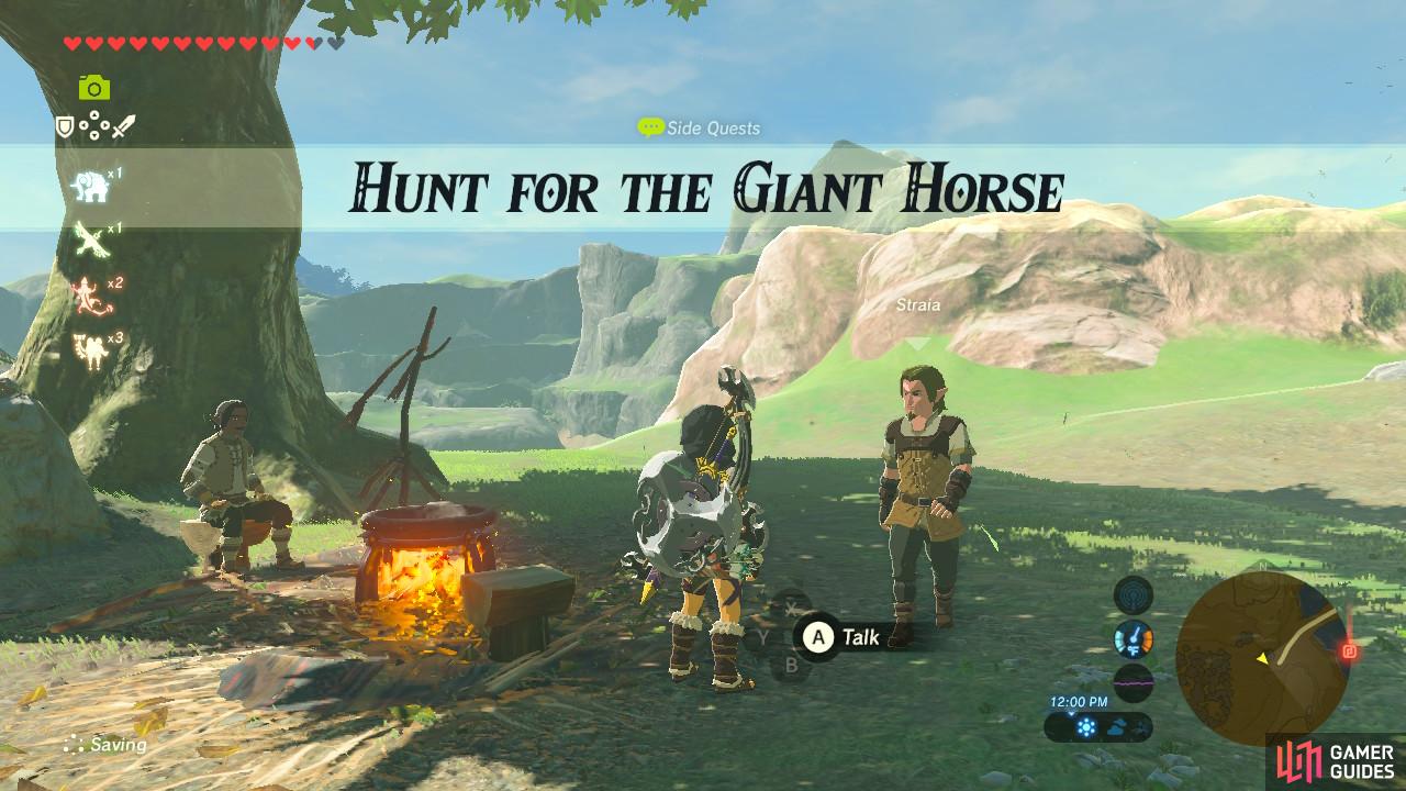 This sidequest is a bit more difficult than its counterpart, "The Royal White Stallion".
