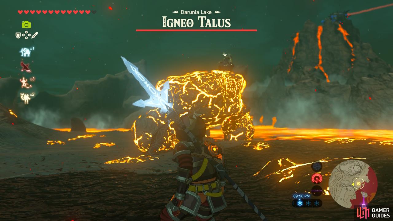 Get close to it and it will emerge from the ground to confront you