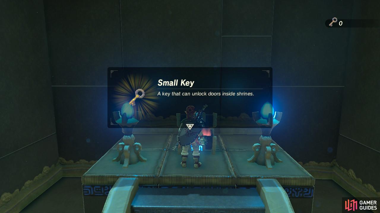 You will need the Small Key for later
