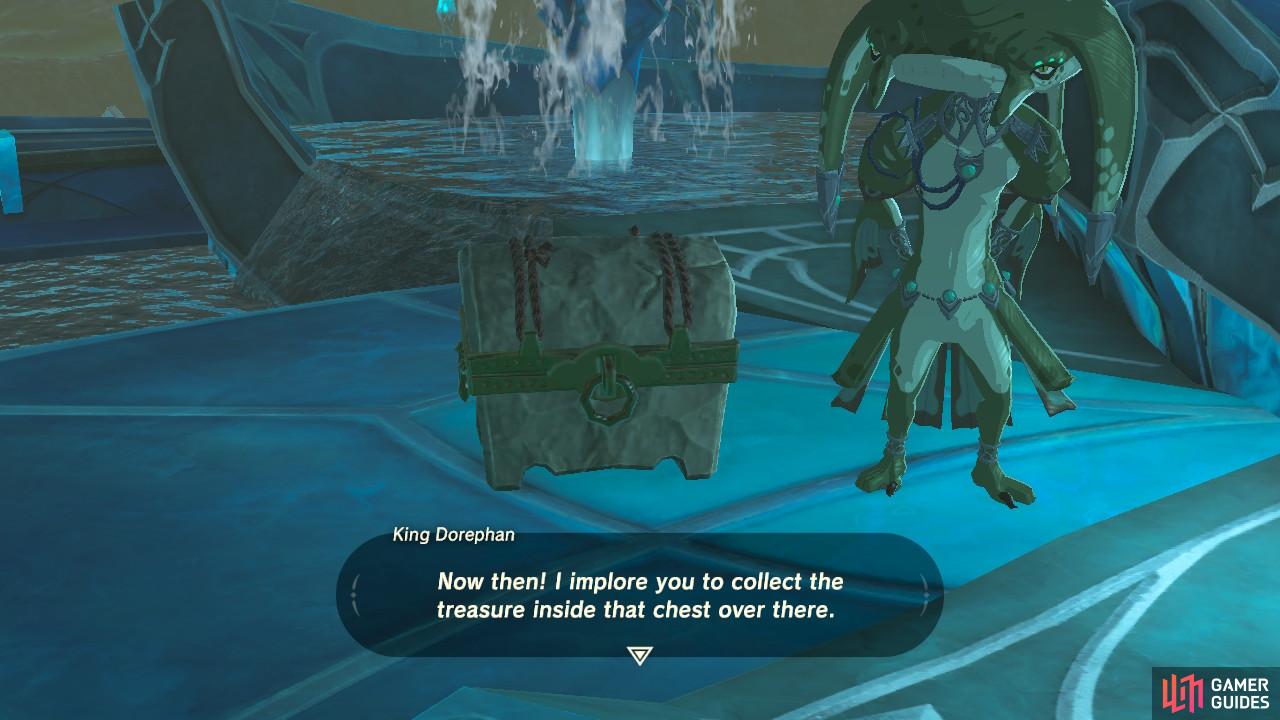 Be sure to open up this treasure chest after the cutscene