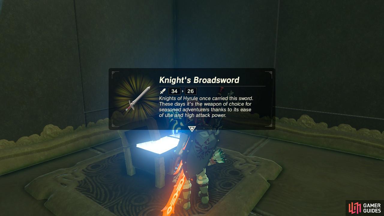 The Knight's Broadsword is a good, all-purpose weapon