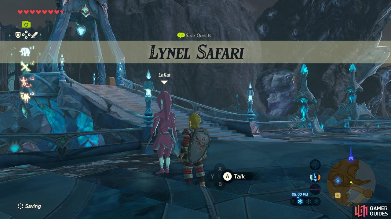 This quest is fairly quick and does not require you to defeat a Lynel