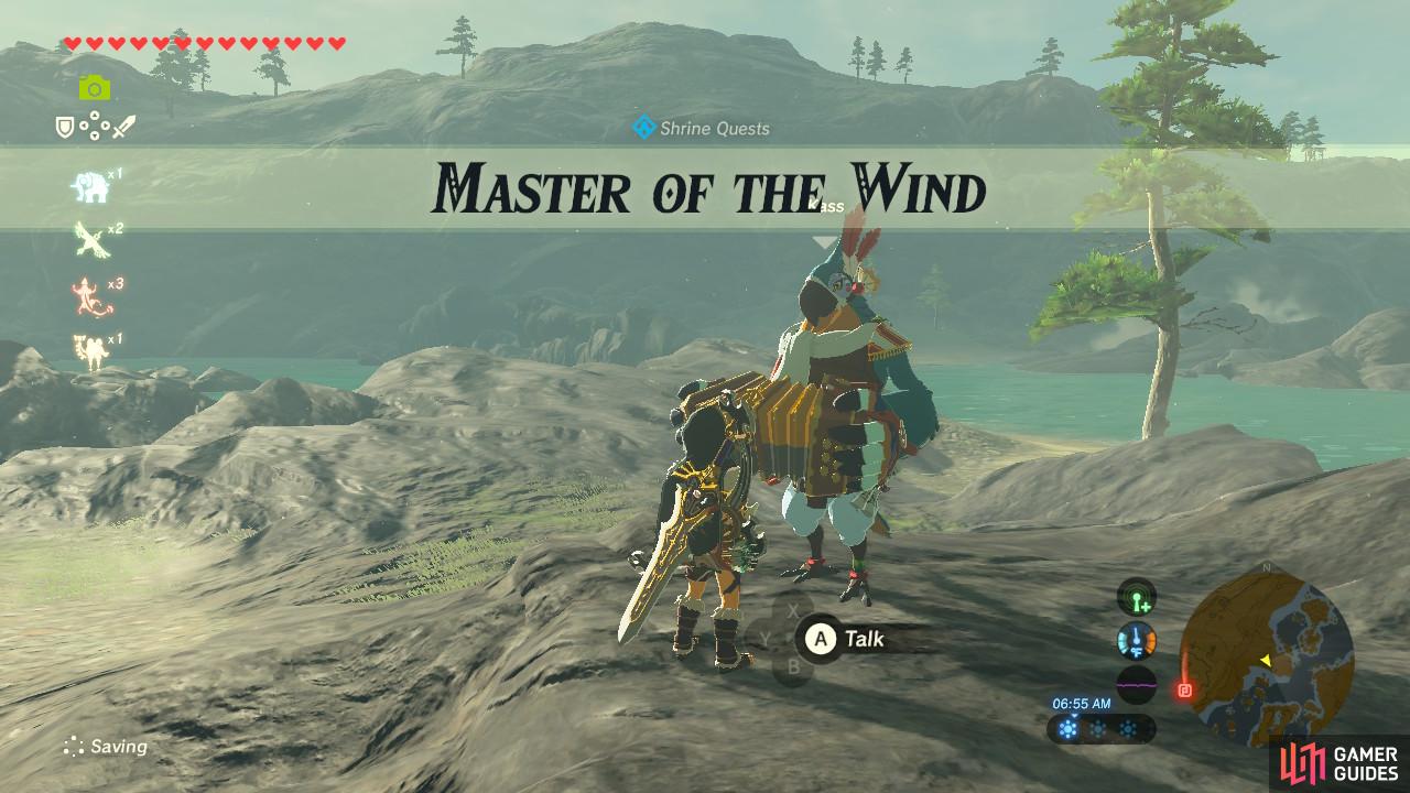 This is another song-based Shrine Quest from Kass