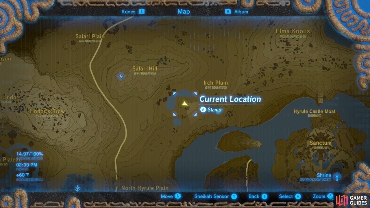 Here is a general map of the area