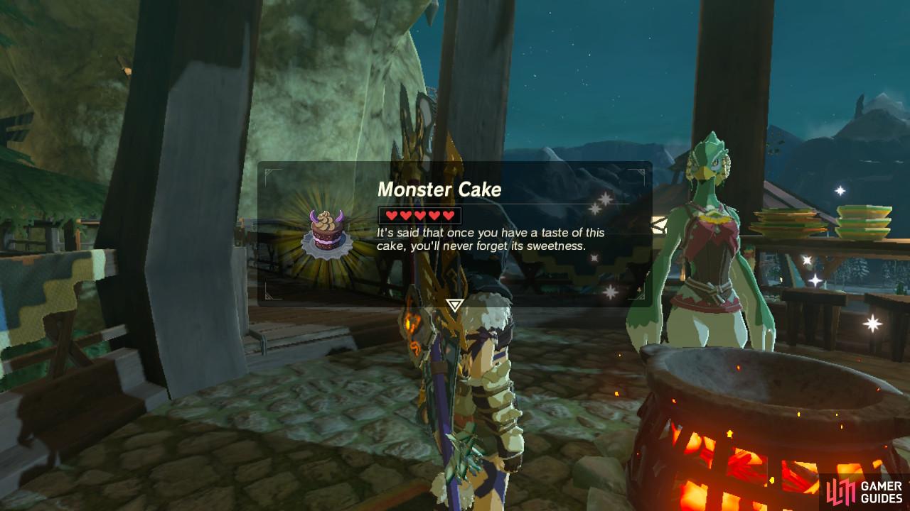 Cook the Monster Cake shown here and give it to the daughter