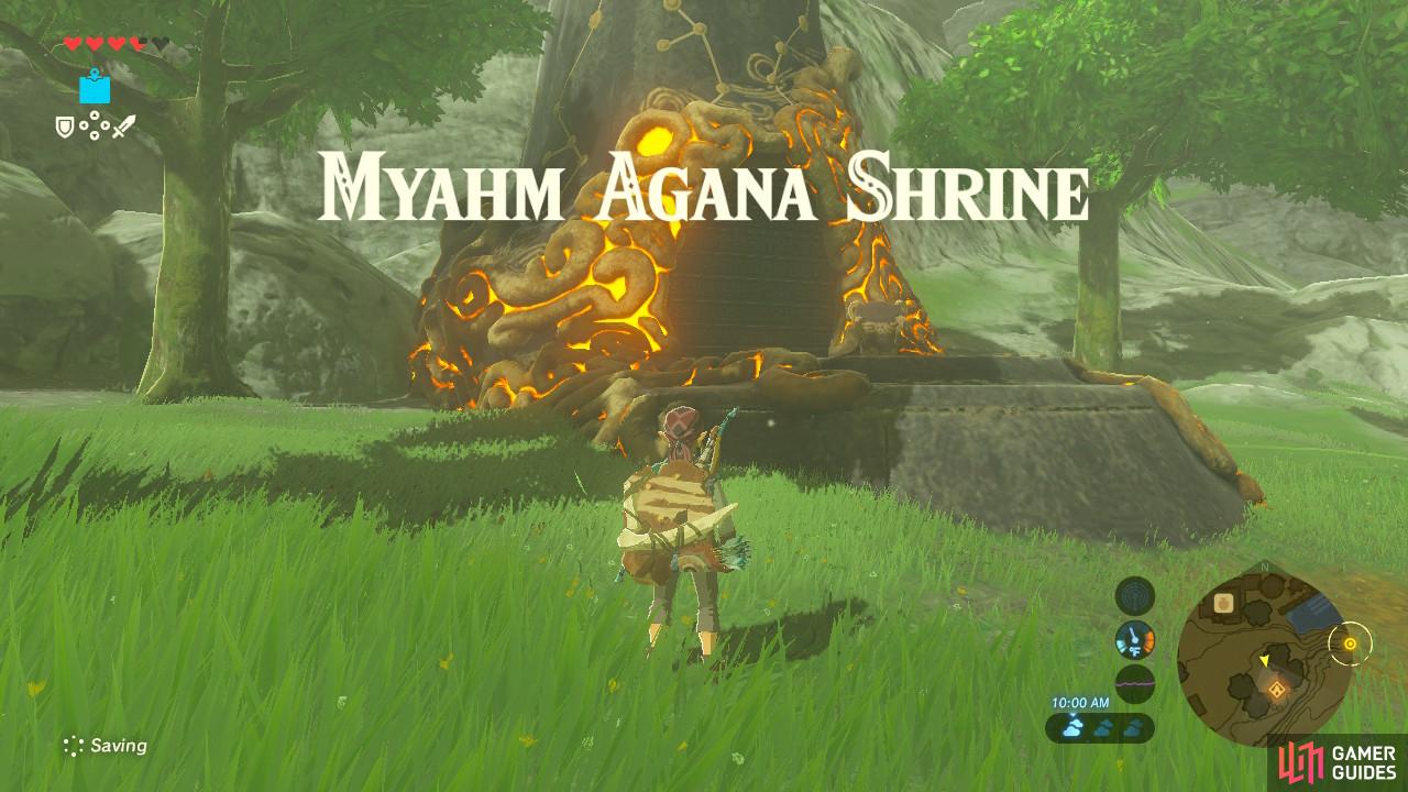 This Shrine serves as a fast travel point for Hateno Village