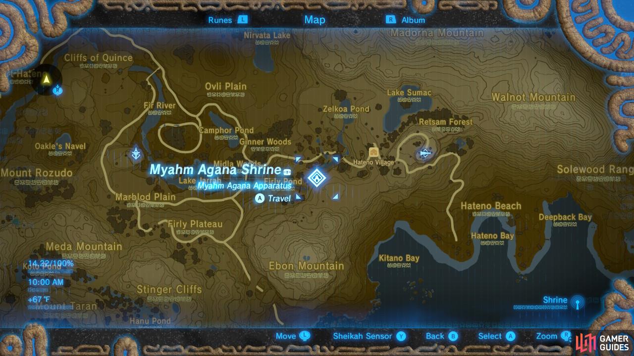 This is the location of Myahm Agana Shrine. It is pretty close to where you can buy a house