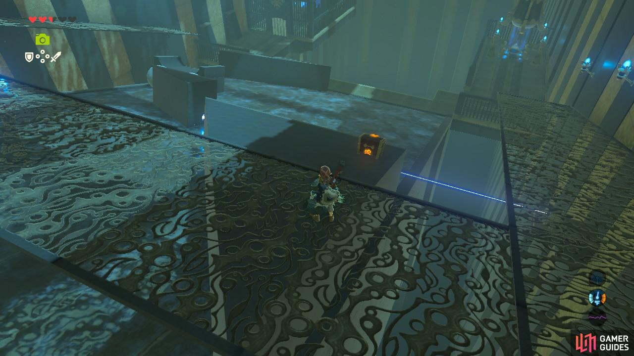 You can jump on top of this platform to get the treasure chest