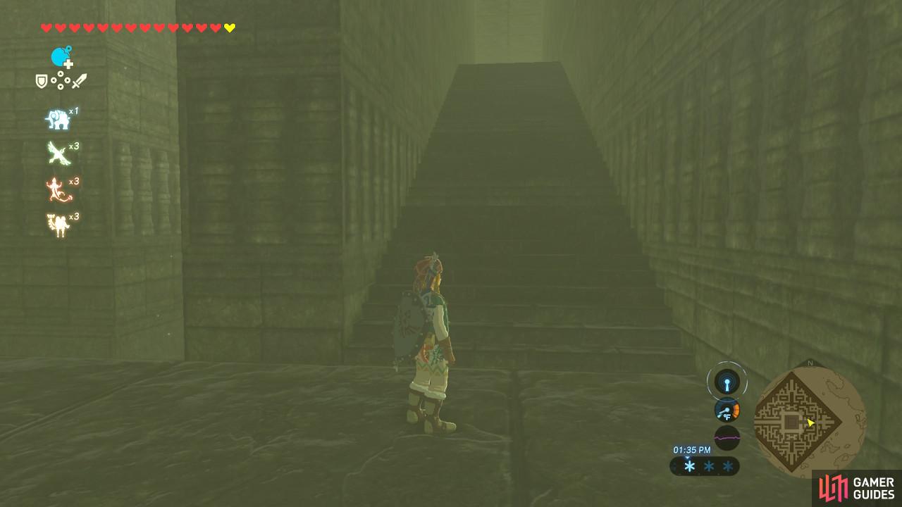 Go up these stairs