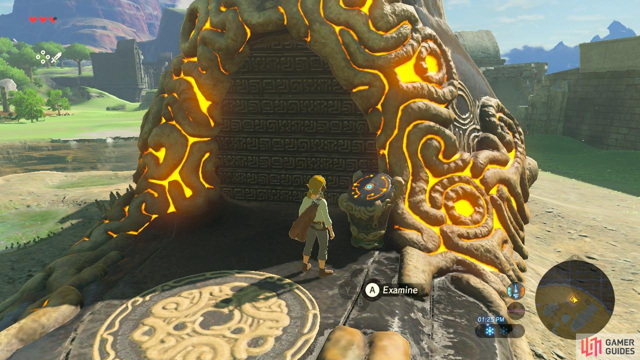 All shrines will have the exact same pedestal at the entrance.