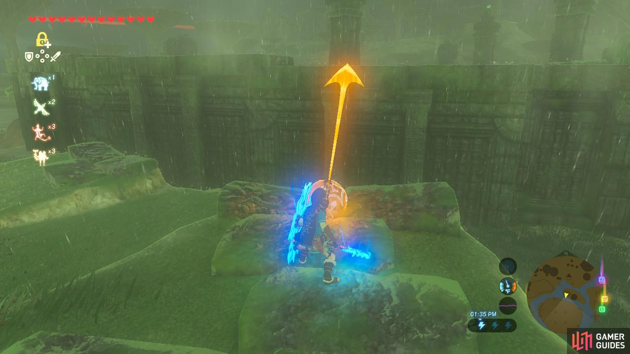 If your angle is not exact, then the orb will bounce off the wall instead of land on the plateau
