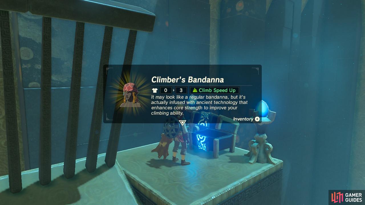 The Climber's Bandana is really useful especially when you have only one wheel of stamina
