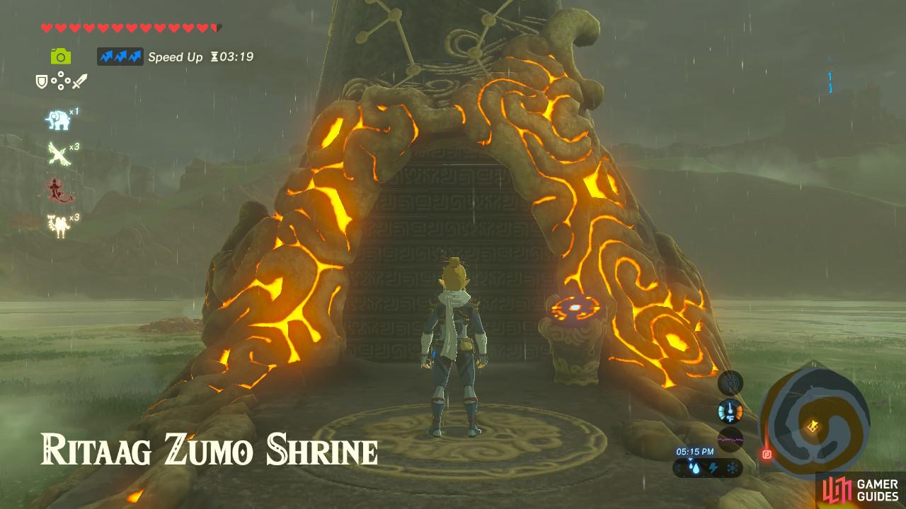 This is a Blessing Shrine unlocked by completing the Shrine Quest "Into the Vortex".