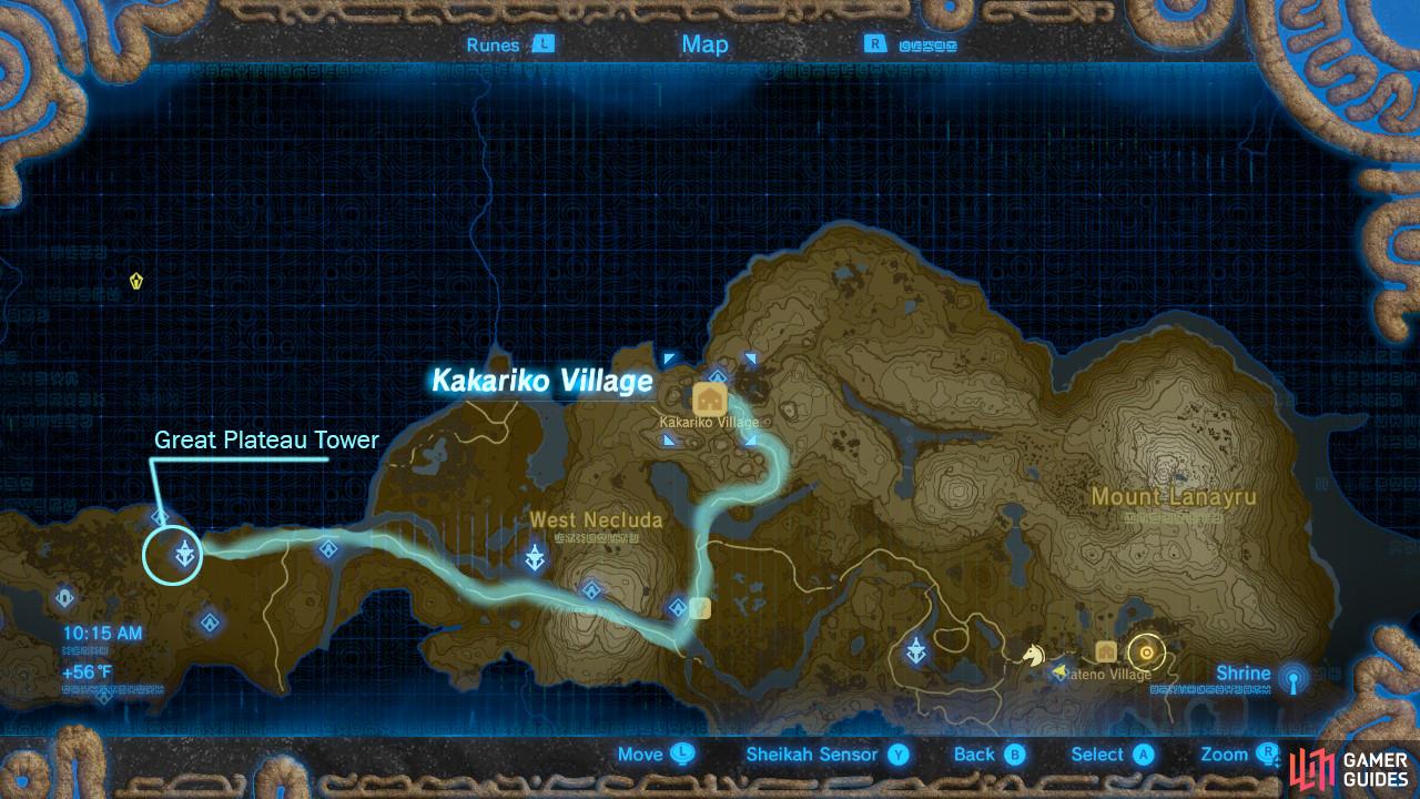 Maps Mania: The Breath of the Wild Map