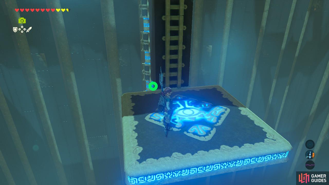 This platform, since it's constantly moving, can be tricky to aim for so don't feel bad if you die a few times