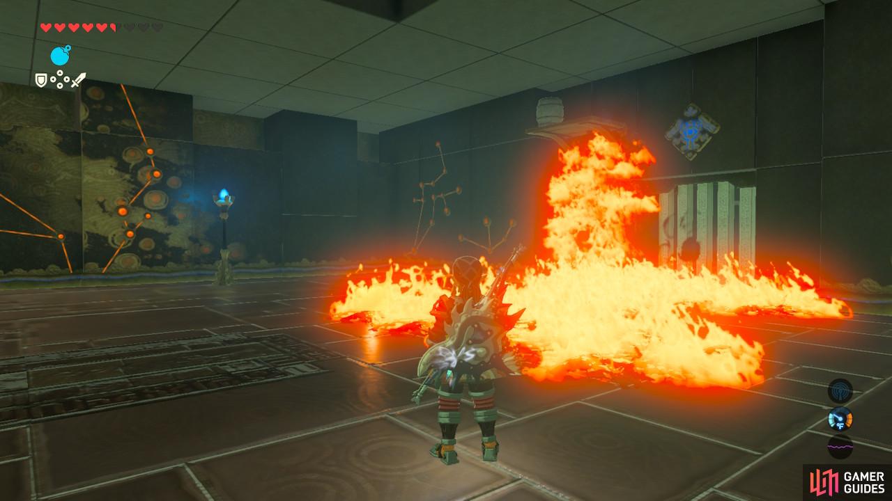 There's a lot of ways you can set these vines on fire or hold the switch without using fire at all