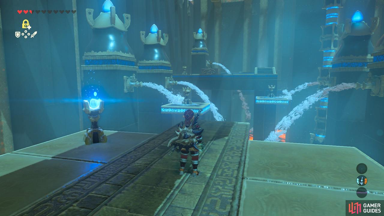Light the torch on your left first