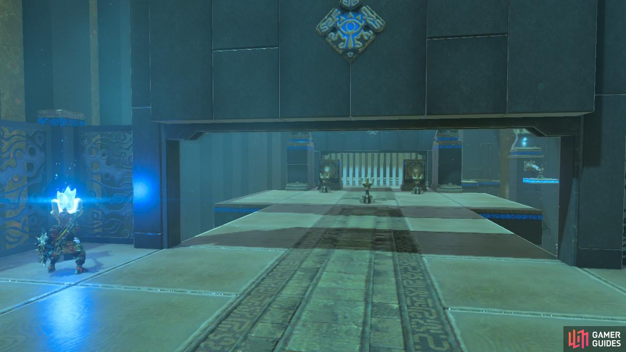 This gate marks the next major section of the Shrine. We are nowhere near done