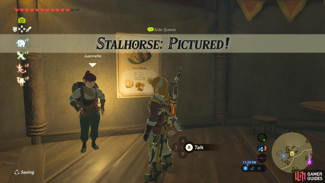 This sidequest will involve taking a photo of something for the client