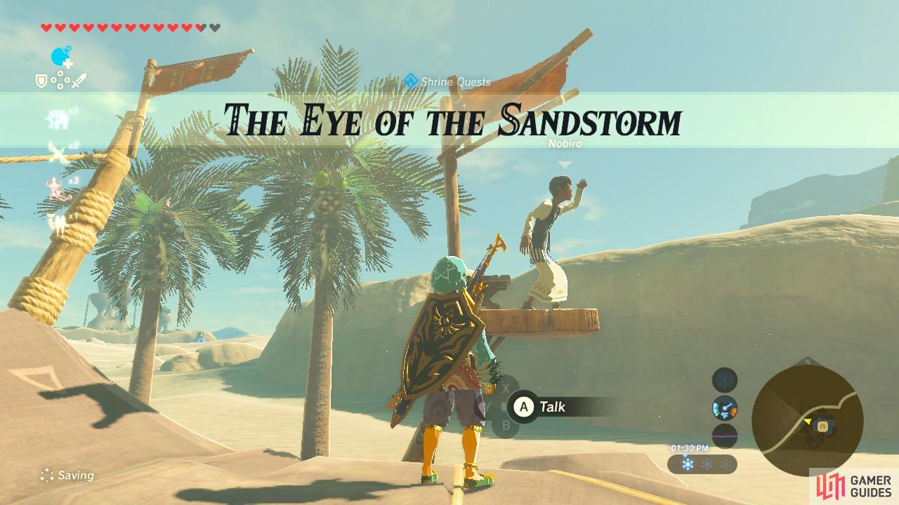 This Shrine Quest will give you hints on a hidden Shrine's location